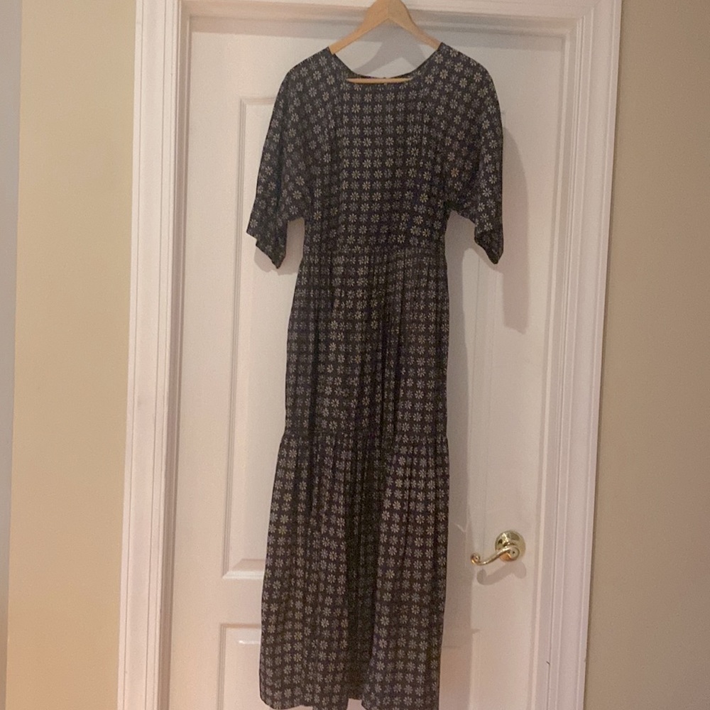 Christy Dawn Handmade Cotton Block Printed Theo Dress